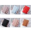 Simple Short Wallet for Women Fashion Ultra Thin Ladies Card Holder Multi Function Change Purse Cute Elegant Slim Pocket