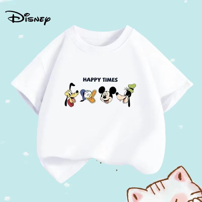 Family Summer Children Boy Clothes The Cartoon Prints Tshirts Fashion Kid Baby Girls Short Sleeve Crew Neck Top