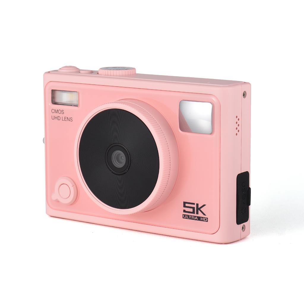 5K Digital Camera WiFi Digital Video Camera 72MP Dual Lens 2.8 Inch IPS Screen Auto Focus 18X Digita