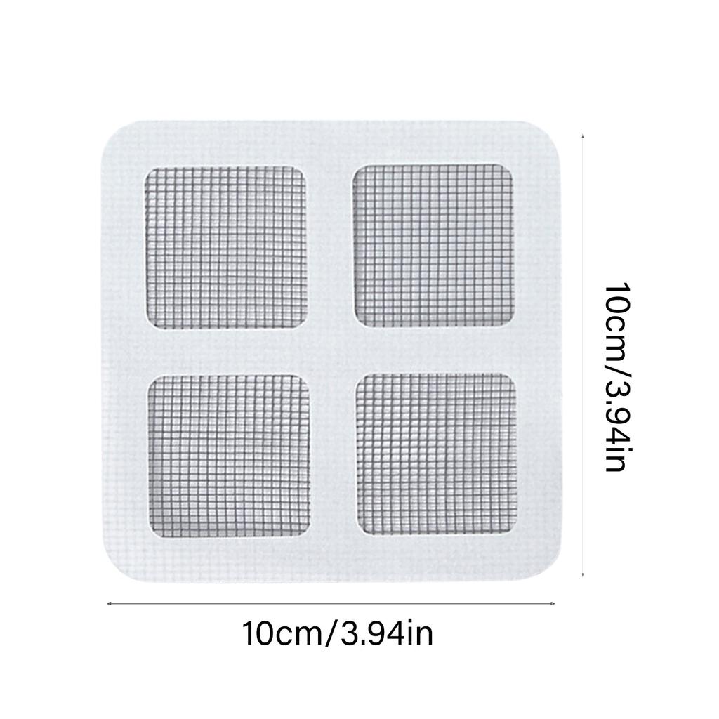12/24Pieces Window Screen Mesh Patches for Apartments Keep Insect Out Adhesive Screen Broken Holes Repair Sticker