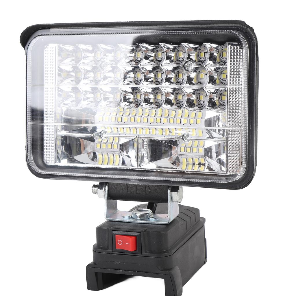 LED Work Light 2 USB Charging Port Portable Outdoor Flood Light for Camping Fishing