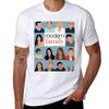 T-shirt Modern Family T Shirt Per Unisex 100 Percento Cotone Unisex T Shirt Cotone di Lusso 100 Tshirt