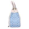 Coach C4692 Field Tote 22 Signature Chambray 2-Way Shoulder Handbag Light Blue / whiteUsed