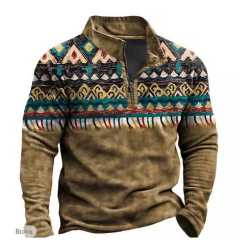 

Мужской свитшот на молнии до середины, 3D-принт, поло с длинным рукавом на молнии до середины M