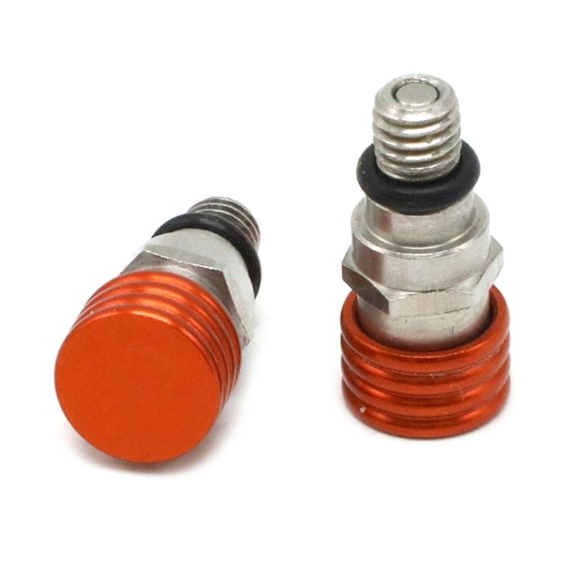 Lot de 2 purgeurs d'air de fourche de 0,8 mm pour soupape de motocross et dirt bike