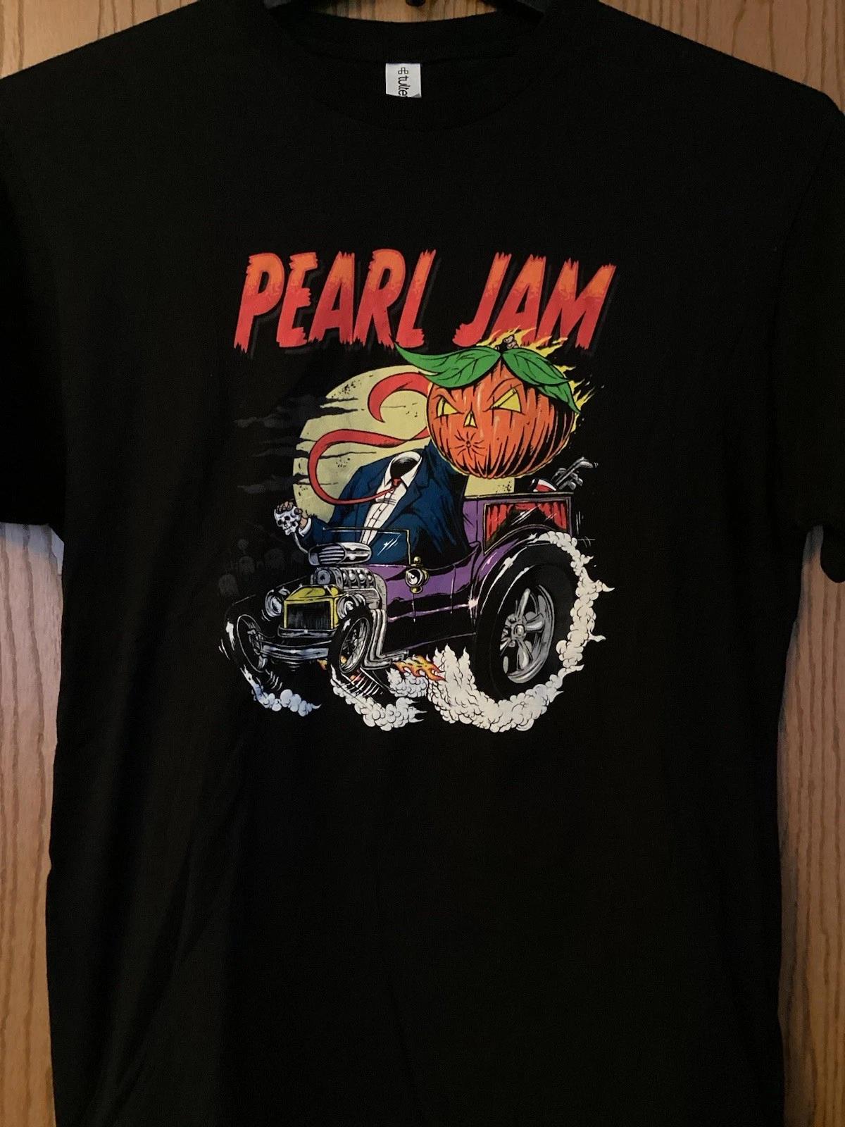 Pearl Jam - Pumpkinhead Hot Rod - Black Shirt - L - Tultex 4XL