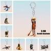 Tung Tung Tung Sahur 5Cm Acrylic Keychain Accessories – Whimsical Abstract Mirage Creature Designs Bag Charm