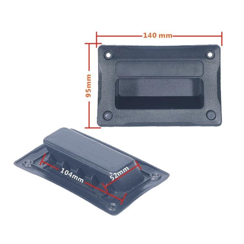 Convenient Recessed Speaker Handle Grasp Plastic Handle Grip Holder for Speaker Easy to Carry and Install Include Screws