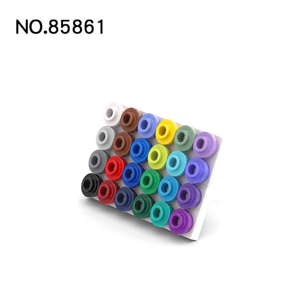 Non-Toxic 50Pcsmoc Assembles Particles 85861 28626 Plate Round 1X1 With Open Stud For Blocks Parts Diy Tech Toys Classic Brand Kids