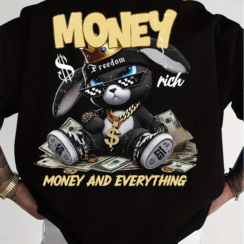 

The New Men s T-shirt for Summer Is a Casual Fashionable Sporty Breathable Soft and Simple 3D Letter Print XS чёрный