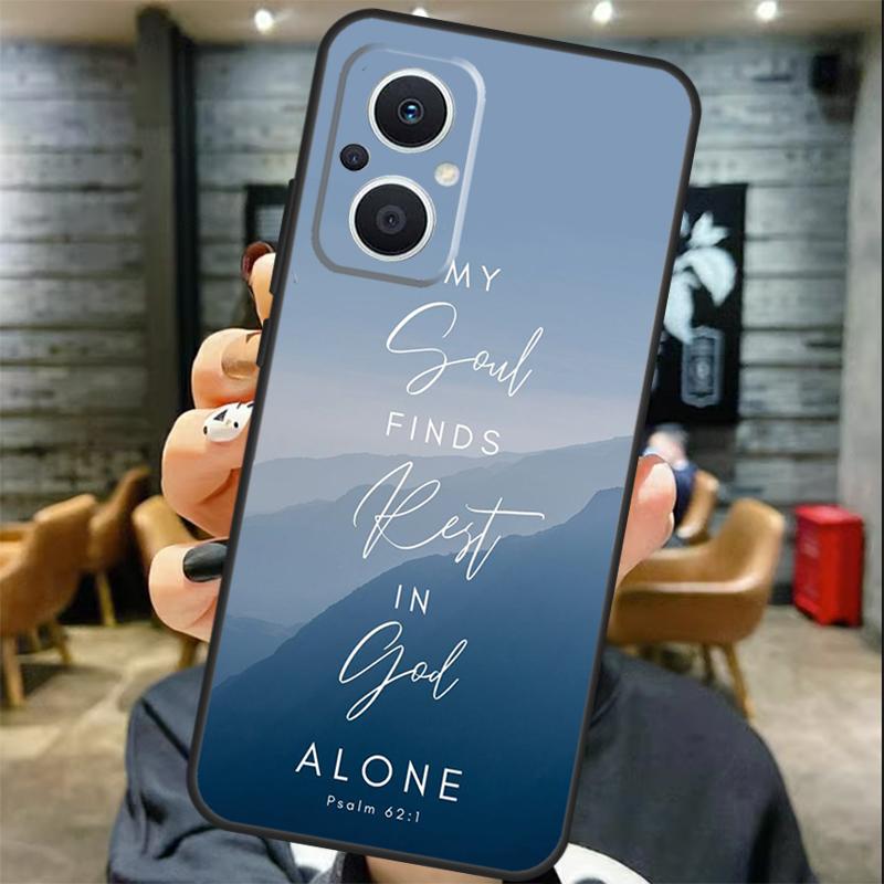 Christian Psalms Case For OPPO Reno 8T 7 8 10 11 12 13 Pro 13F 12F OPPO Find X8 Pro X6 X3 X5 Lite Cover Coque