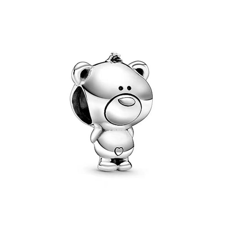 Animal Series Charms Fox Owl Sea Turtle Rabbit Raccoon Highland Cow Beads Fit Bracelets Beads DIY Jewelry Gift