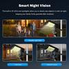 2-in-1 Solar Street Light, Three Screen Outdoor Security Camera, Multi-purpose Lighting Monitoring