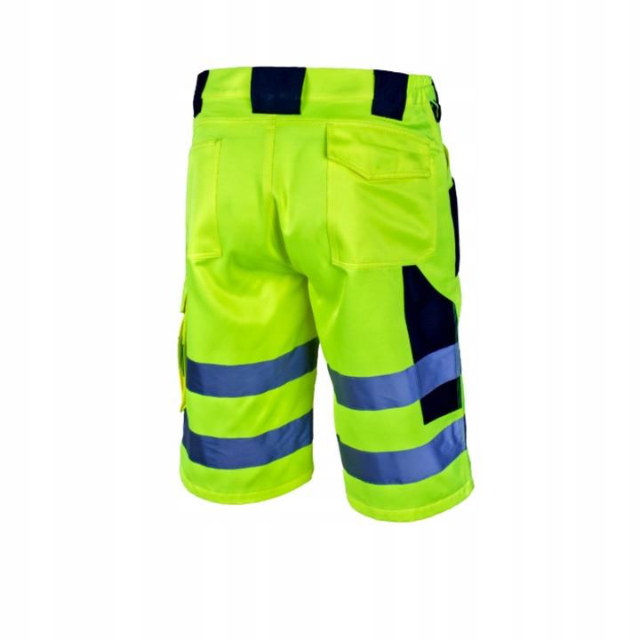 Reflektierende Arbeitsshorts für Herren, Warnshorts Gr. 48
