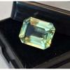 Beautiful Bi-Color Tourmaline Natural Emerald Cut 6-8 Ct Certified Gemstone