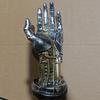Cyberpunk Silverhand Mechanical Hand, Gaming Controller Holder Stand Punk Style Steampunk Modern Home Decor Resin Statue