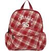 Autumn and Winter Atmosphere Retro Checkered Schoolbag Backpack for College Students