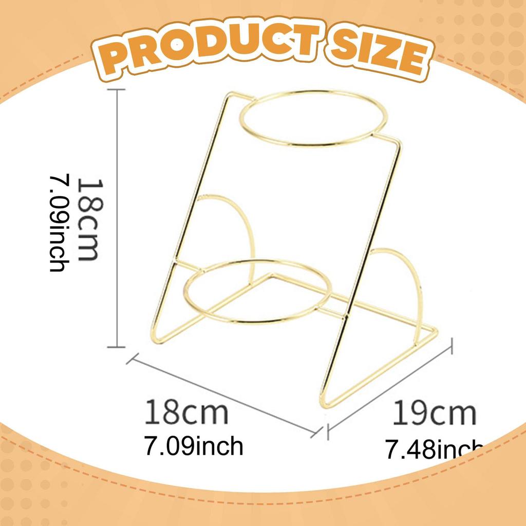 Multifunctional Sauces Stand Metal Condiment Organizer Holder Practical Spice Rack for Buffet Hot Pot Kitchen