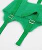 Miette Knitted Garter Belt Design Shaggy Bustier Free Pink (RCXX0801) Women's, Size,