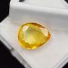 4.80 Ct NATURAL Yellow Sapphire Pendant Size Certified Pear Cut Loose Gemstone