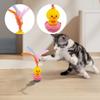 Tumbler Toy With Feathers - Interactive Wobble Teaser For Cats, Fun Pet Play & Stress Relief Toy