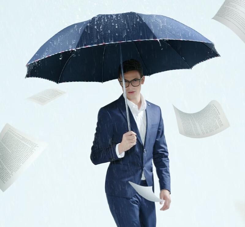 Paradise Unisex Large 10-Rib Folding Umbrella