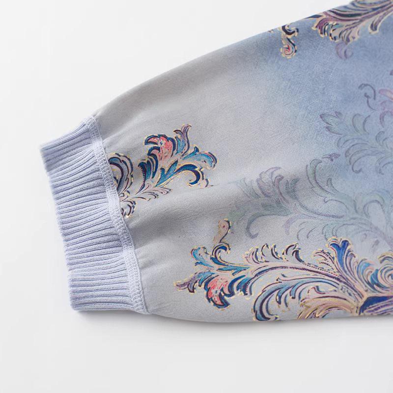 Elegant Ice Silk Knit Top for Stylish Moms (50-60 Yrs) - Summer Wear
