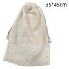 Reusable Cotton Mesh Bag Large Drawstring Bag New Bundle Pocket  Kitchen