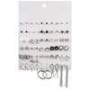 30-Pair Non-Repeating Korean & Western Style High-Quality Earrings Set for Women