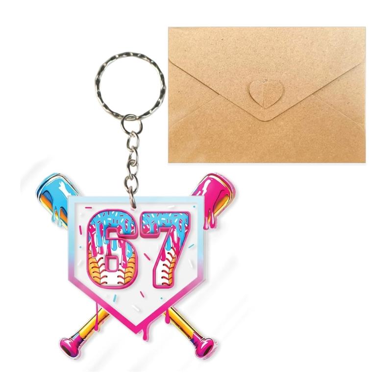 

Acrylic Keychain With Envelope For Keys Office Cards And Daily Carry Belongings Lightweight And Portable