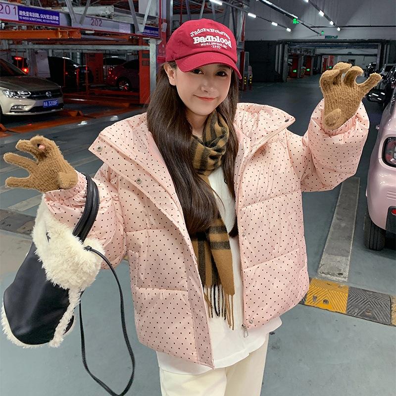 New autumn and winter short cotton clothes women's loose fashion stand-up collar thickened warm women's cotton-padded clothes jacket tide