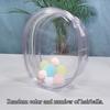 11CM Jewelry Organizer Transparent Storage Box Pouch Mystery Box Plastic Box Cute Doll Bag Organization Keychain Dustproof Case