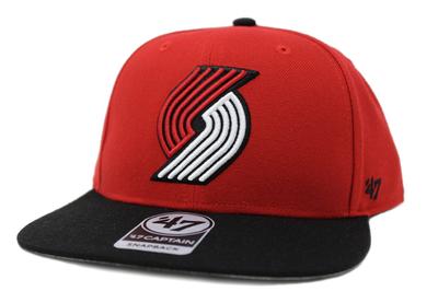 47 Brand Cap No Shot Two Tone 47 Captain NBA Portland Trail BUREI