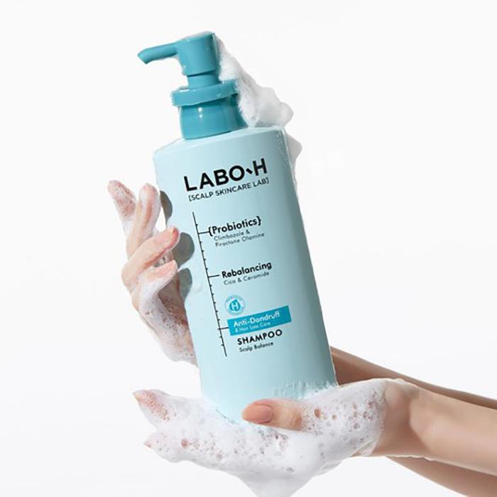 LABO-H Dandruff Scalp Clinic Anti-Hair Loss Shampoo Set (4 opt,) – Intensive Scalp Care for Dandruff, Itchy Scalp, and Hair Strengthening, Korean