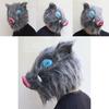 Authentic Anime Demon Slayer Kimetsu No Yaiba Hashibira Inosuke Pig Cosplay Mask Ideal For Costume Parties