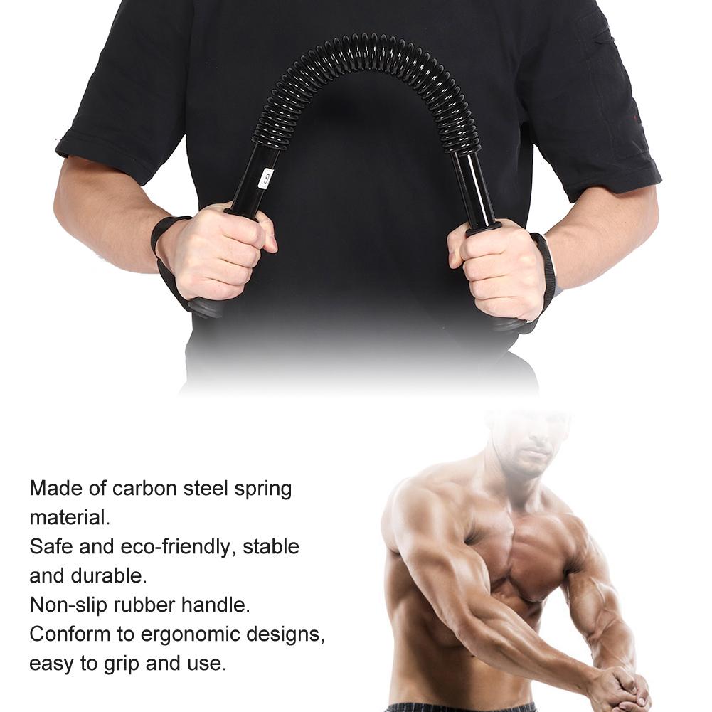 Multi Functional Arm Power Exerciser Spring Forearm Strength Muscle Trainer Fitness Equipment(Black