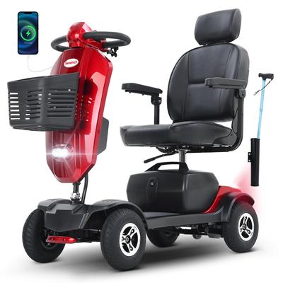 Sweetrich Max Plus Portable Electric Mobility scoote,24V 20Ah,6 km/h,Front Basket and Double Cup Holder,range of Up To 20 Km.