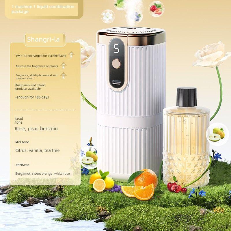 Car-Mounted and Household Digital Display Timer Fragrance Diffuser for Rooms, Bathrooms, and Bedrooms, Essential Oil Perfume Spray Automation