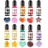 30 Color Epoxy Resin Dye Concentrated Inks Epoxy Resin Paint Silicone Texture Suitable for Resin Art and Craft Projects