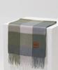 Likkeullou Rc Munm Check 100% Cashmere Scarf Green