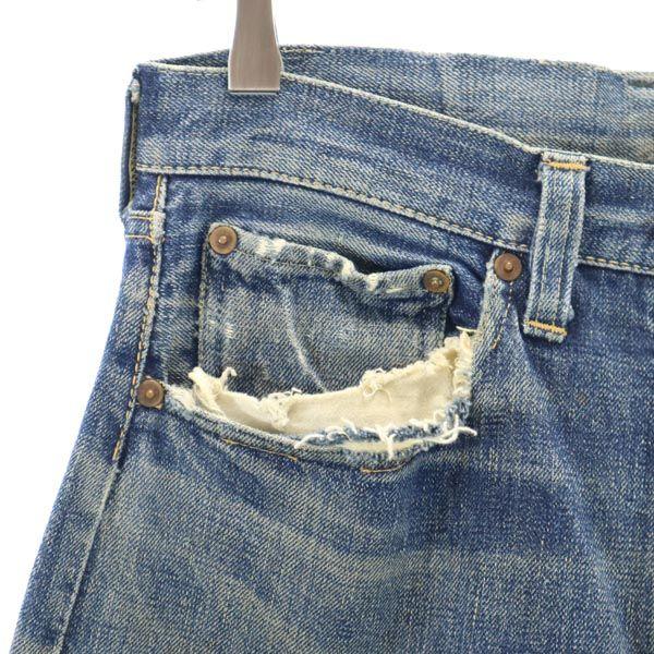 Levi's 60s 501XX V-stitch BIG E Vintage with warranty Red ear Straight denim pants Men's Used