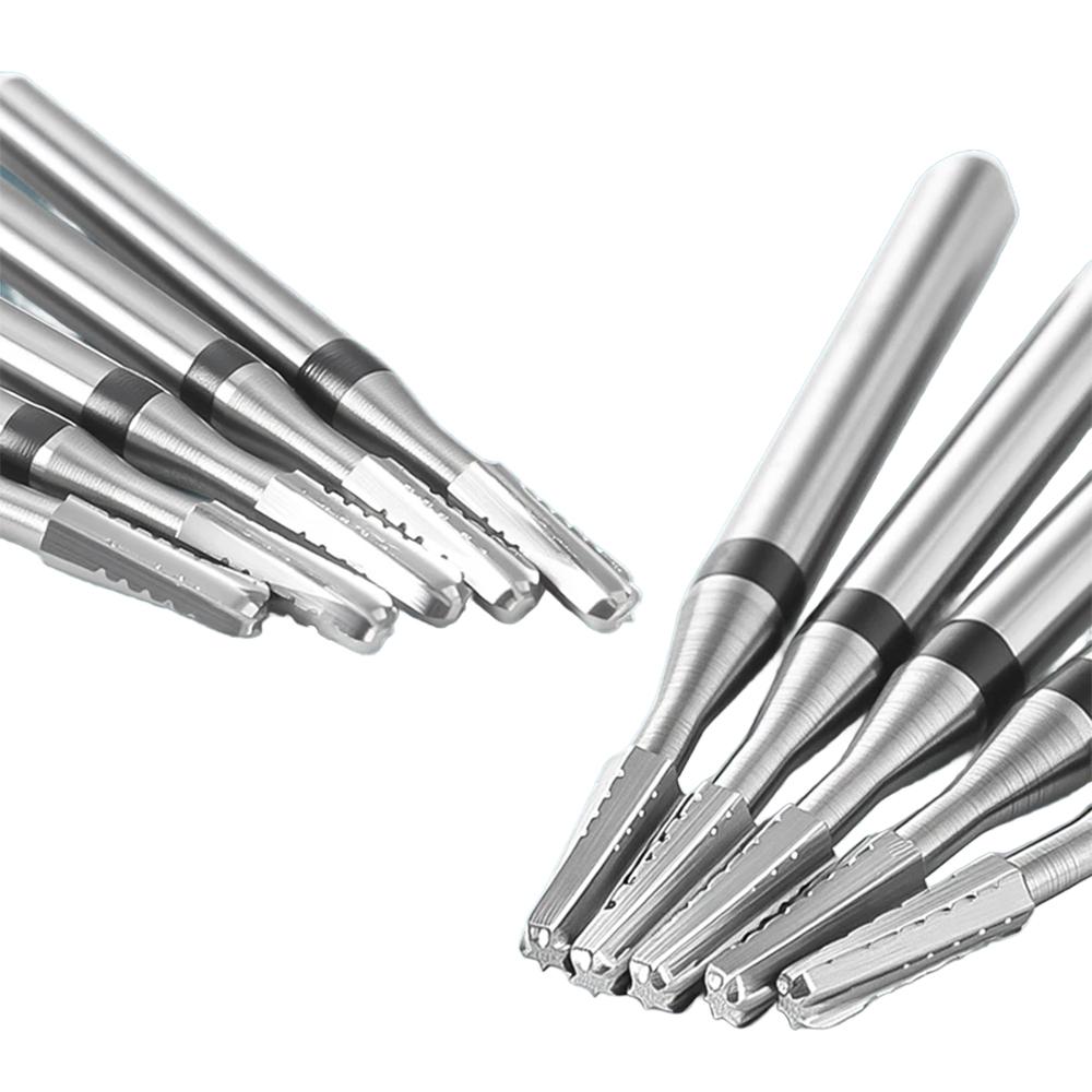 10Pcs Dental Tungsten Carbide Bur FG1957 FG1958 1 6Mm Metal Cutting For High Speed Handpiece