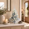 DIY Christmas Tree Making Kit Crystal Beads Pearl Pendants Angel Topper Festive Tabletop Decoration Adults
