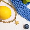 Contemporary Star Motifs Clavicle Chain Corrosion Resistant Stainless Steel Collarbone Chain Jewelry Gift