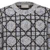 DIOR Knitwear Men's Gray Crew Neck Moderate 483M643AT804-C889