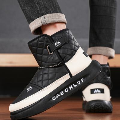 Men's Sports Winter Boots New High-top Cold-proof Snow Boots Versatile Thick-soled Thickened Fashion Designer CottonSports Shoes