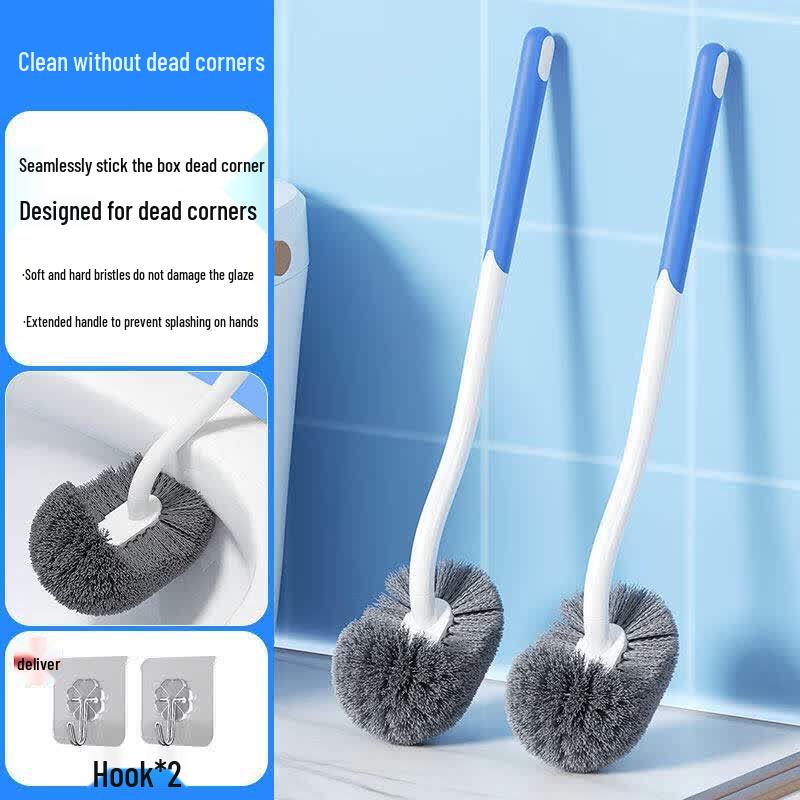 LIEI Japanese Style Wall-Mounted Toilet Brush with Base