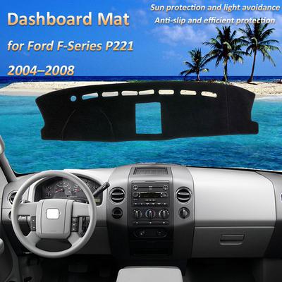 Para Ford F-Series P221 MK11 Lobo F150 2004 2005 2006 2007 2008 Funda de Alfombrilla para Salpicadero Protección del Tablero Evita Luces Partes Accesorios