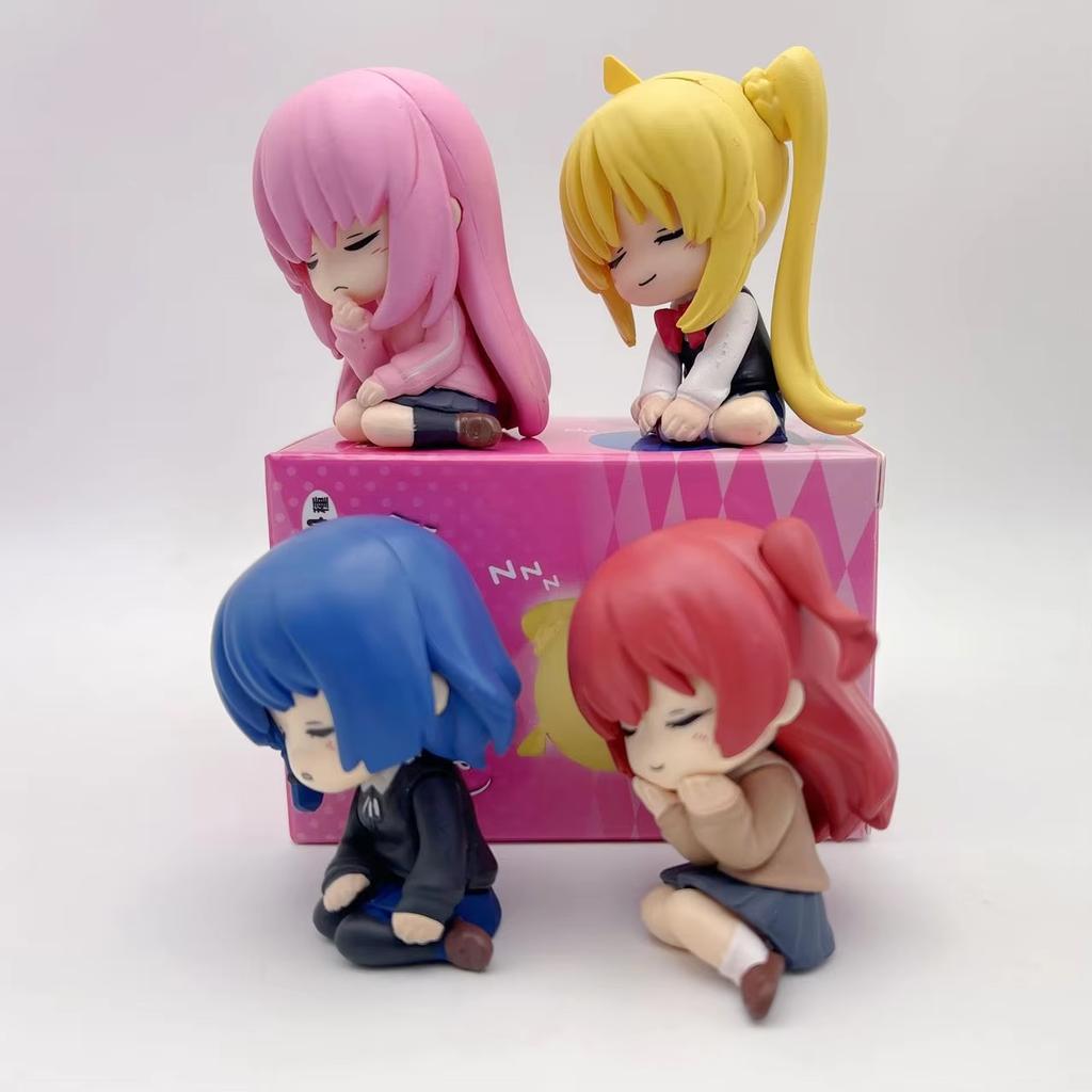The Bocchi Rock! Sleeping Series Blind Box Gashapon Toys Hitori Gotoh Ikuyo Kita Nijika Ijichi Ryo Yamada Lovely Toy Gifts Model
