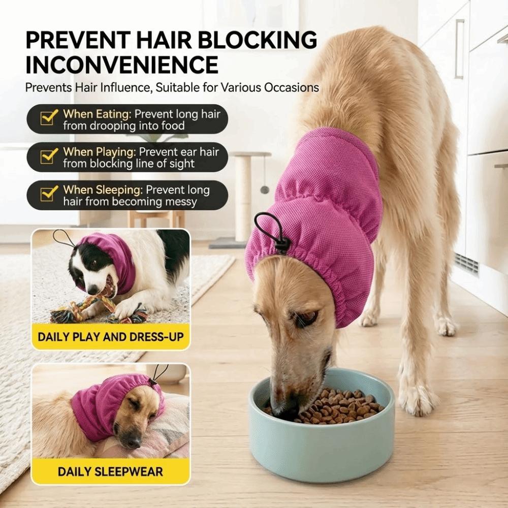 Elastic Mesh Dog Cooling Head Cover Quick Dry Washable Pet Snood Adjustable Breathable Pet Dog Cooling Collar Summer Season